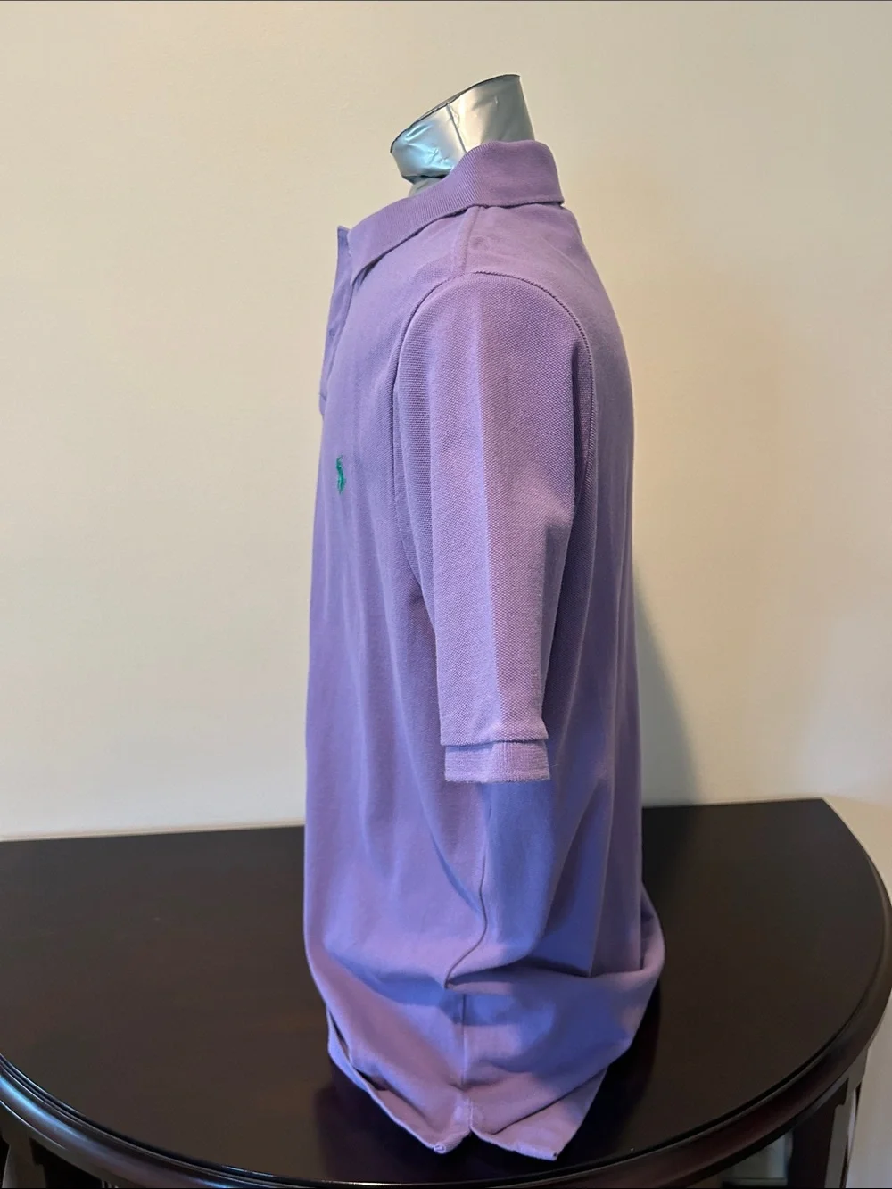 Ralph Lauren Lavender Polo Shirt with Green Pony